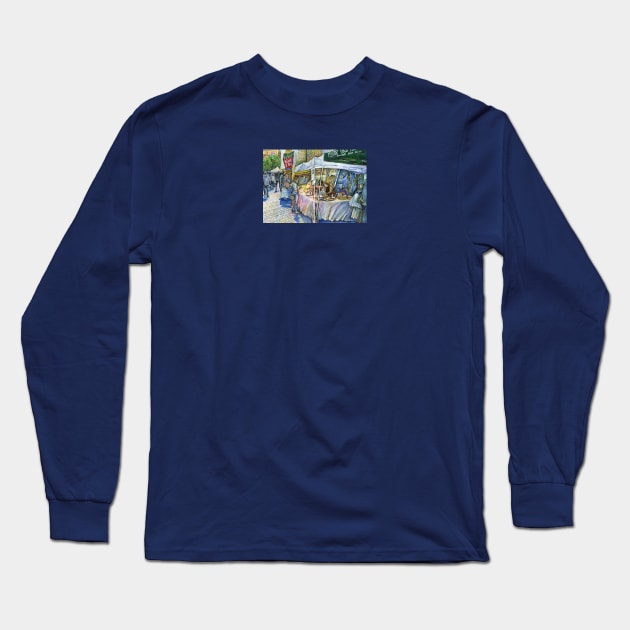 Corner of Flying Pig Farms and Wine a Bit. Long Sleeve T-Shirt by gayeelise